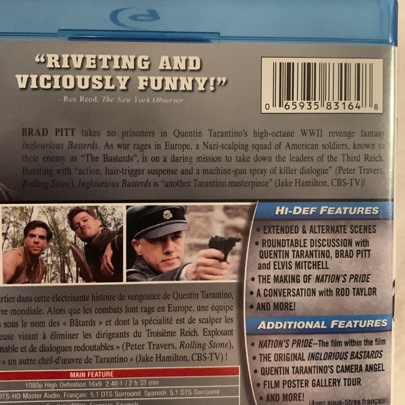 Inglourious Basterds. War blueray - Picture 6 of 8